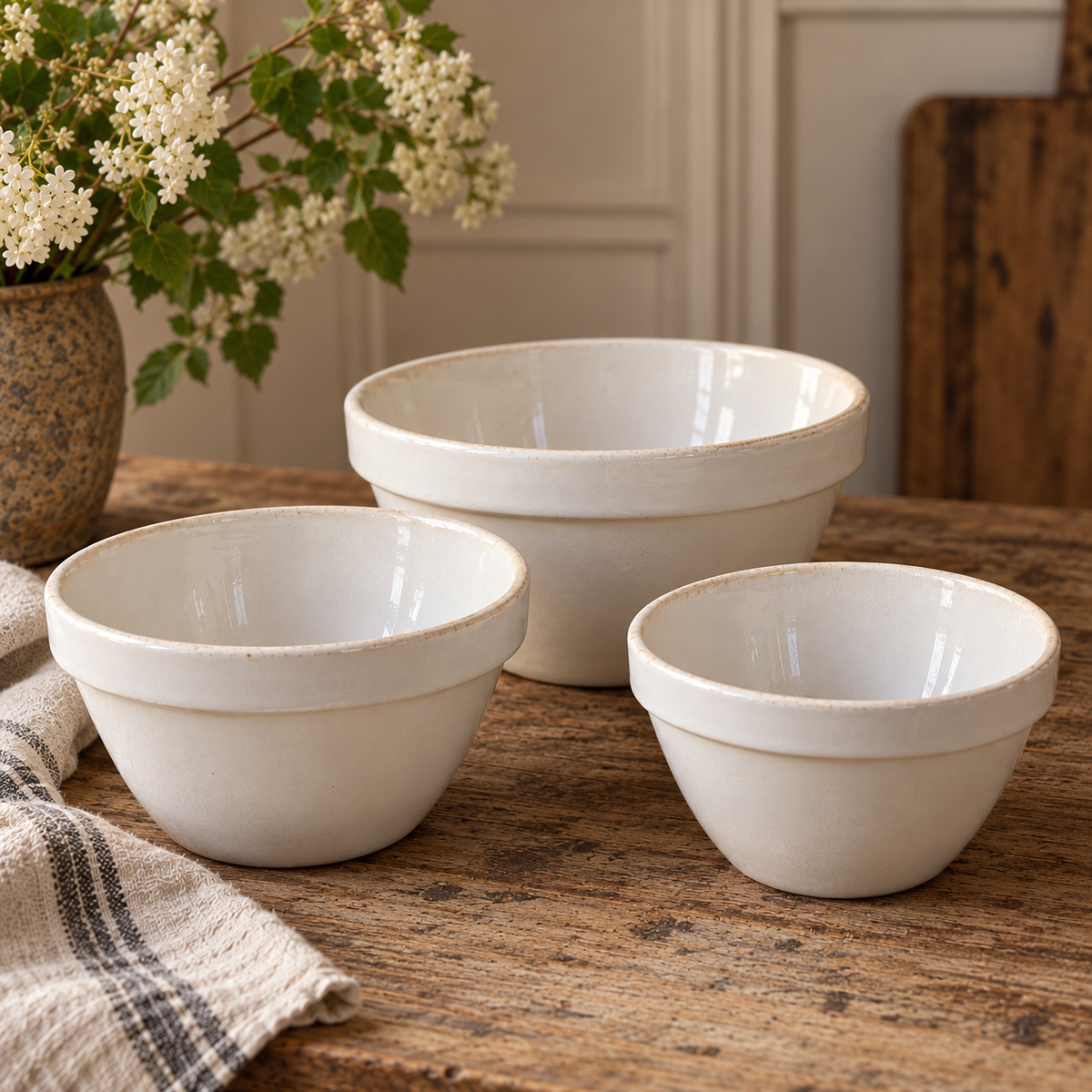 Vintage T.G. Green Mixing Bowls – Set of Three