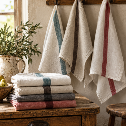 Charvet Éditions Doudou Linen Tea Towel – Made in France