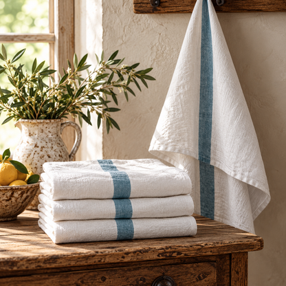 Charvet Éditions Doudou Linen Tea Towel – Made in France