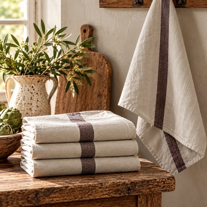 Charvet Éditions Doudou Linen Tea Towel – Made in France