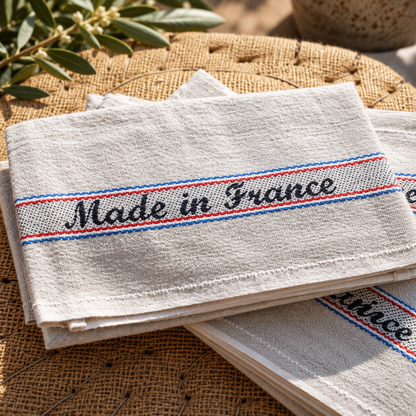 Charvet Éditions “Made in France” Tea Towel