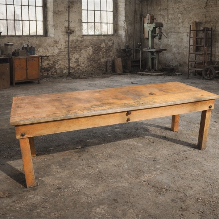 Antique Pine Work Table