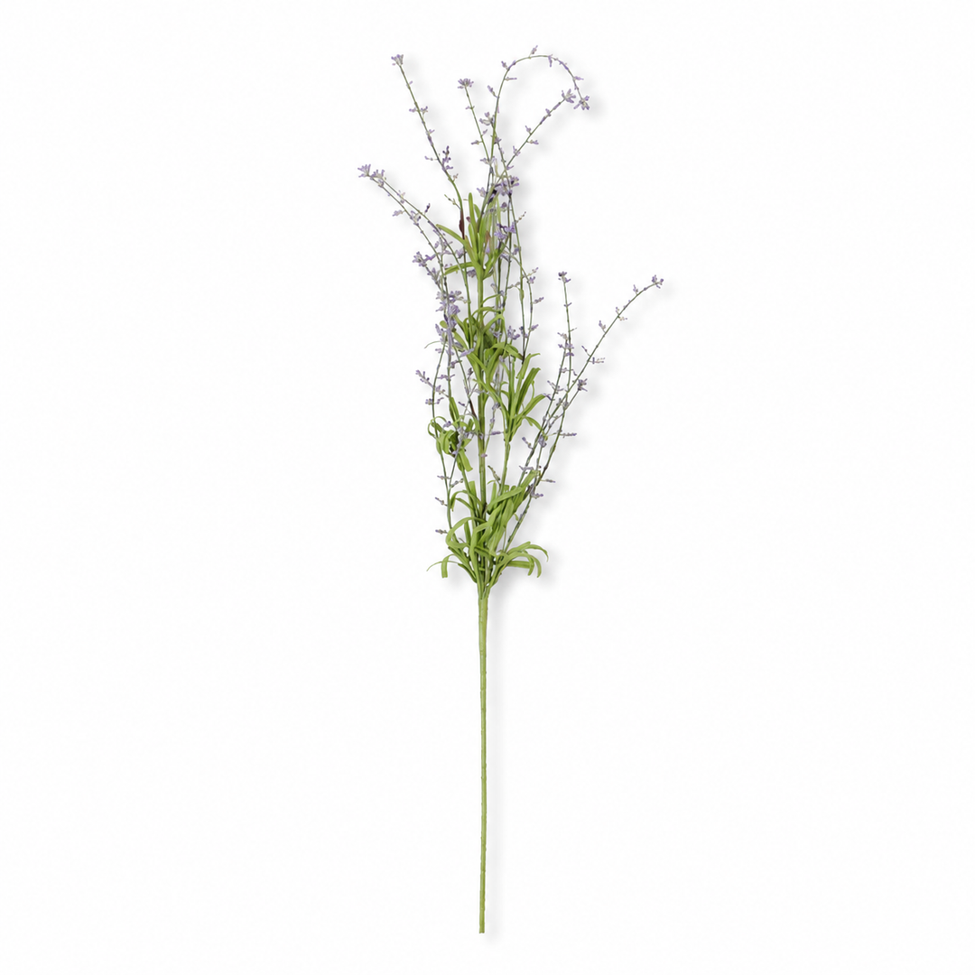 33” Faux Lavender Wildflower Stem