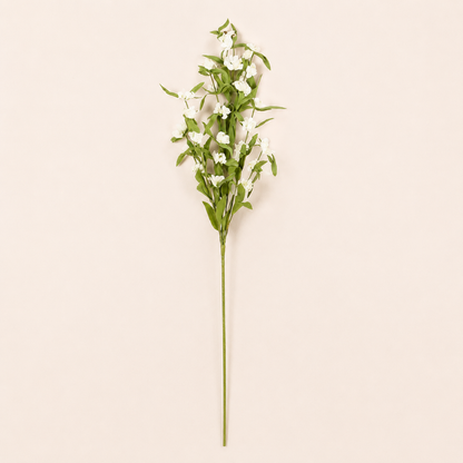 34” White Floral Stem