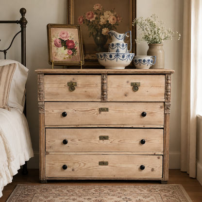 Antique english pine dresser  (circa 1880–1900)