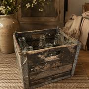 Vintage dairy bottle crate