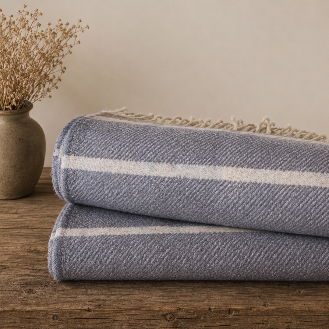 Welsh wool throw - large