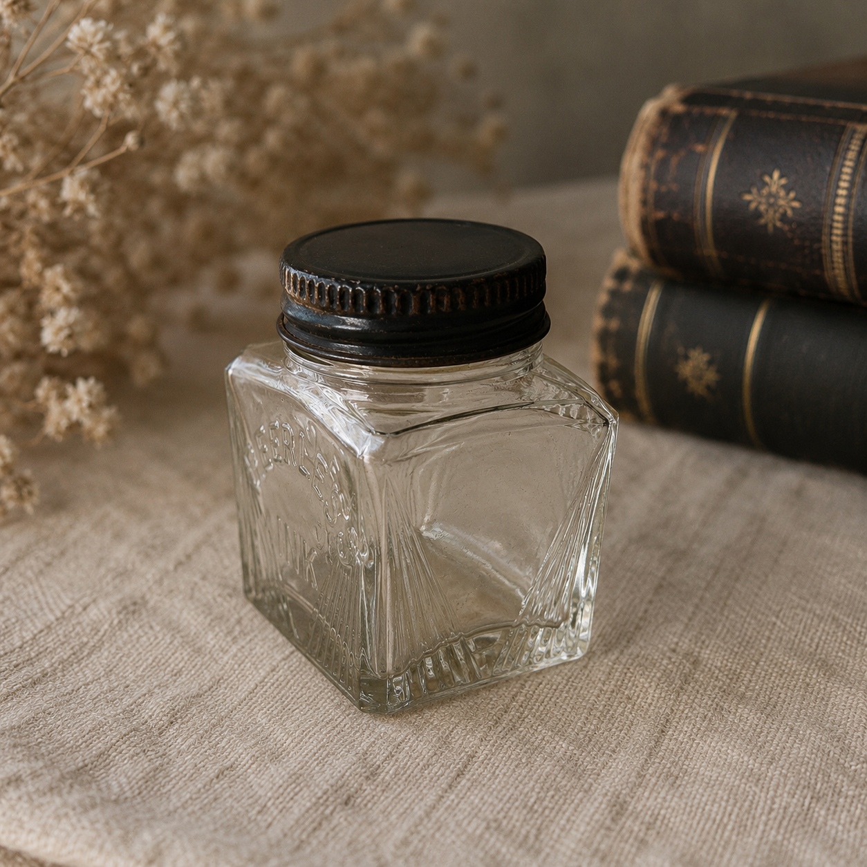 Vintage Canadian Peerless Ink Bottle | c. 1935–1950