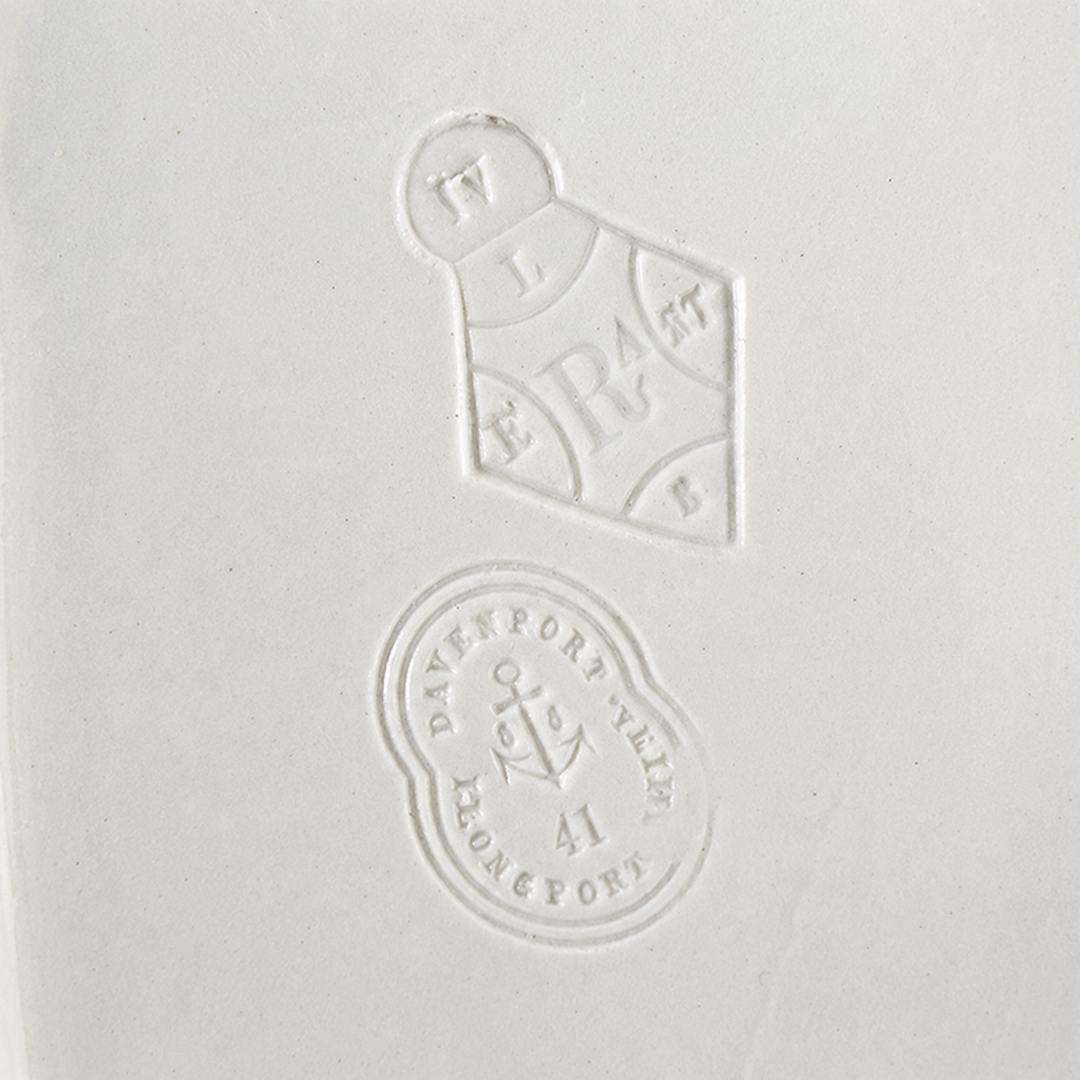 Antique Davenport Ironstone Covered Soap Dish with Insert – England, c. 1880–1900