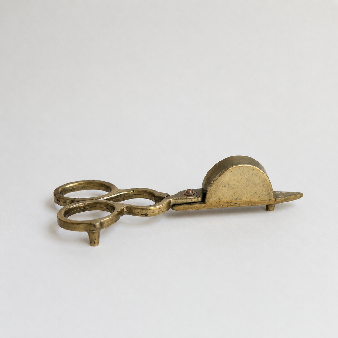 Vintage Brass Candle Wick Snuffer