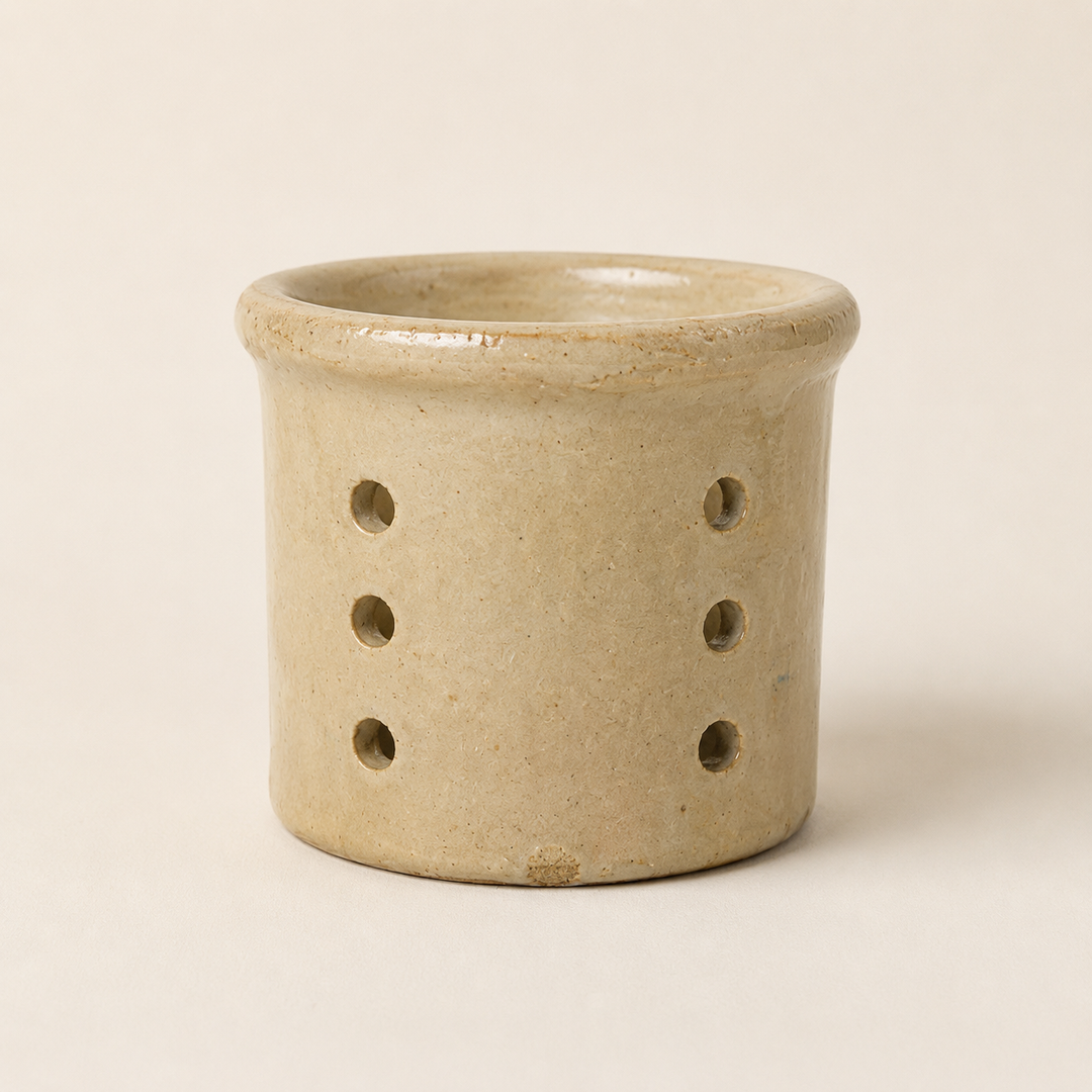 Vintage French Stoneware Cheese Mold