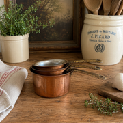 Vintage Copper Measuring Cups | Set of 3