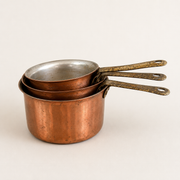 Vintage Copper Measuring Cups | Set of 3
