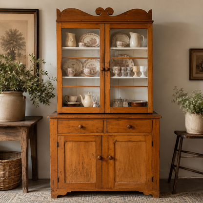 Antique English Pine Kitchen Dresser | c.1880