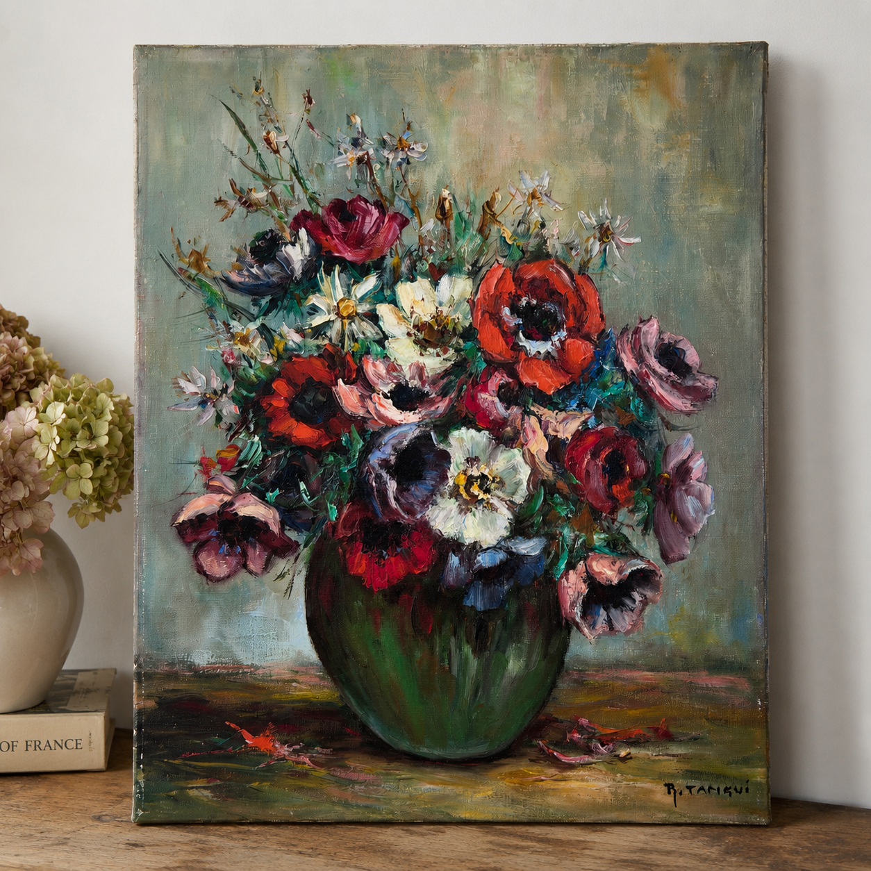 Vintage Europe floral still life