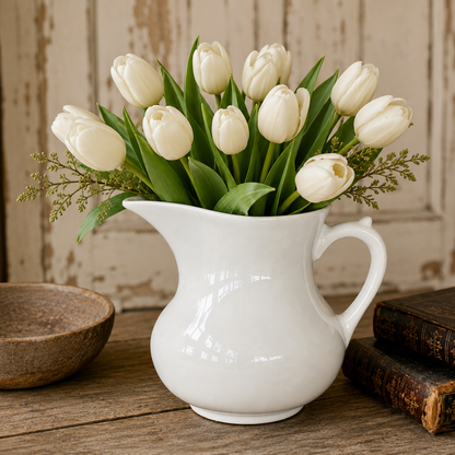 Large English ironstone jug         (c. 1880–1910)