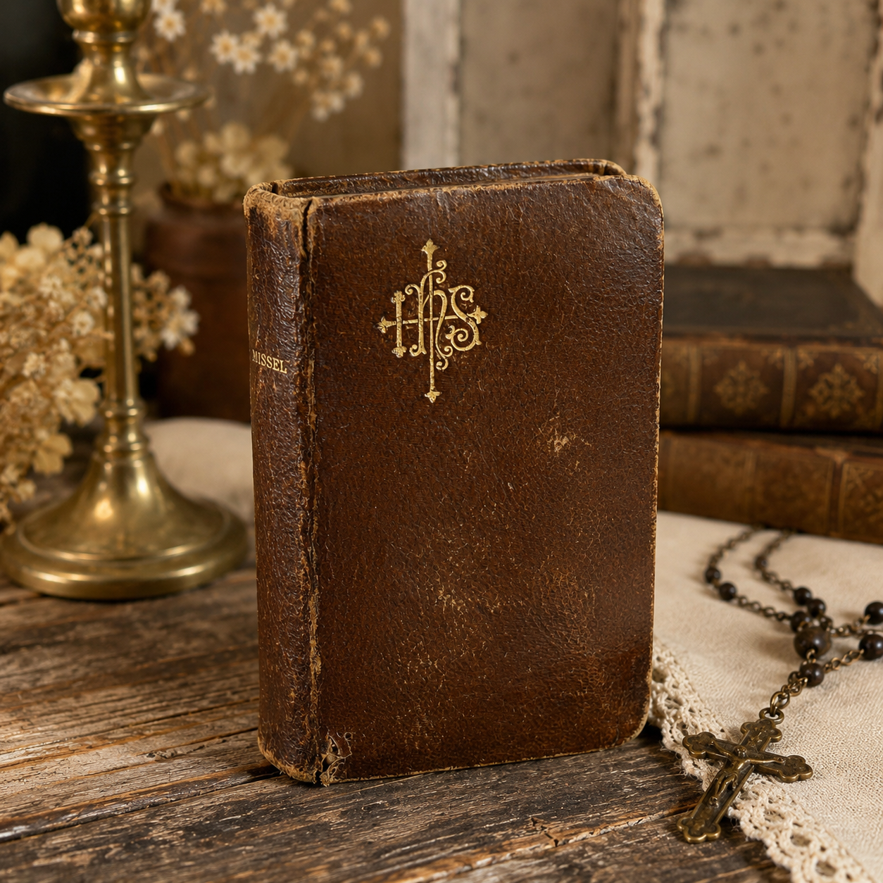 Antique French Leather Pocket Missal | Circa 1910–1925
