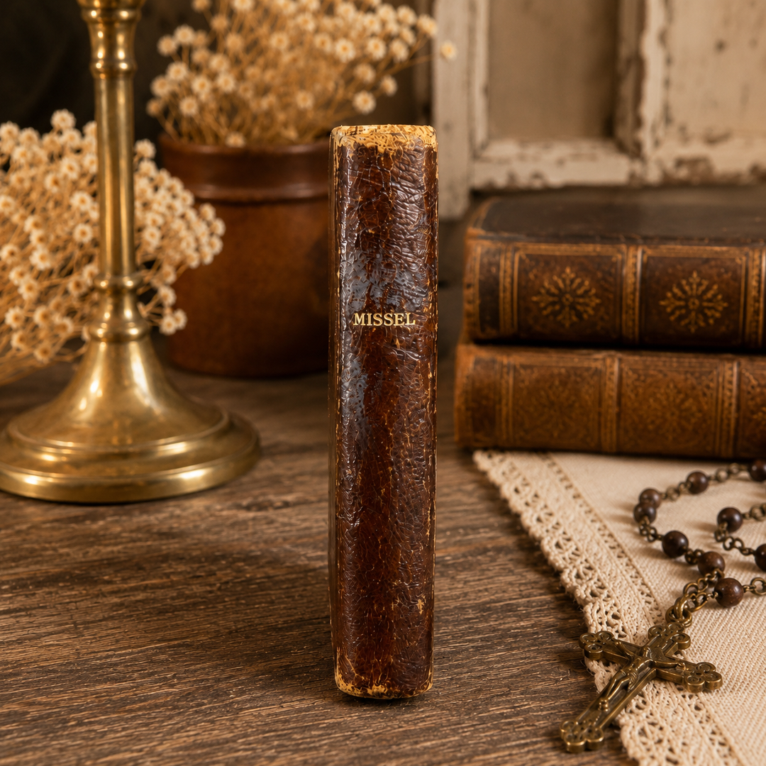 Antique French Leather Pocket Missal | Circa 1910–1925
