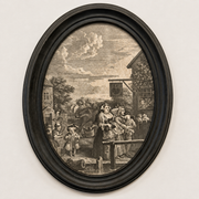 Vintage English Hogarth-Style Framed Prints