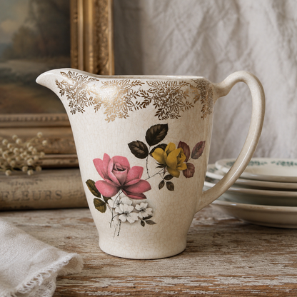 Vintage Lord Nelson Floral Cream Jug | England, 1972