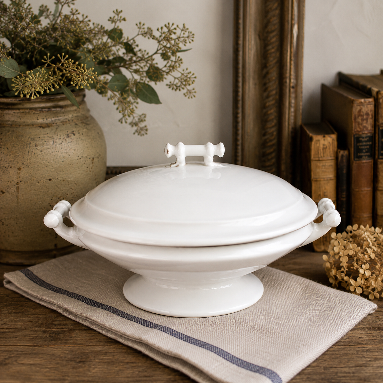 Antique English Ironstone Covered Tureen – J. & G. Meakin