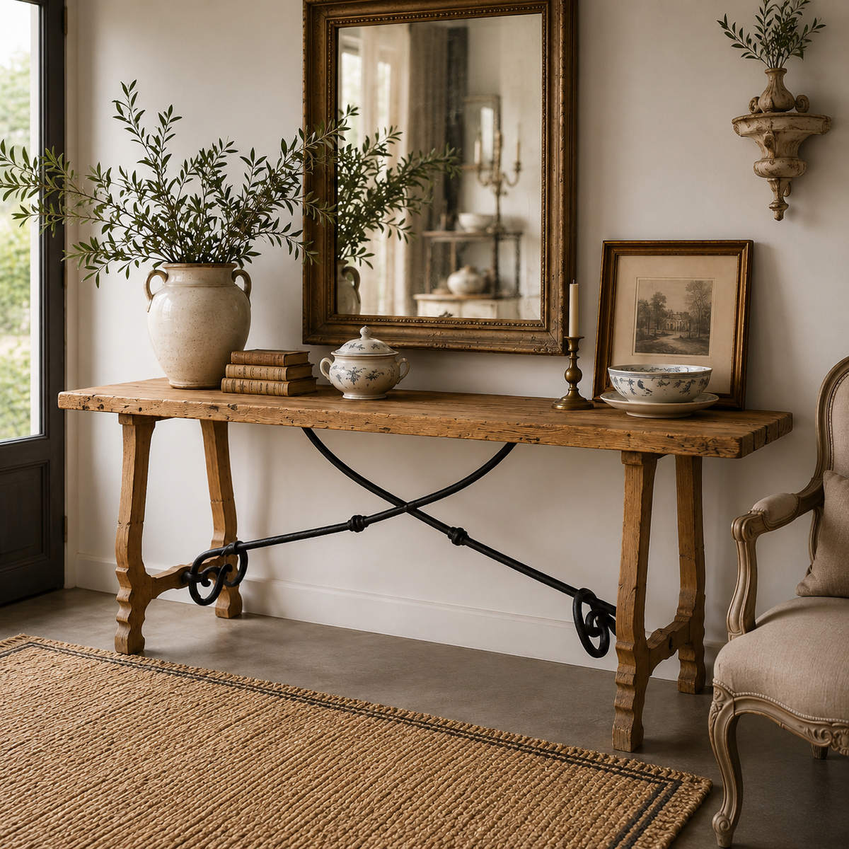 Zentique Zurich Elm Console Table
