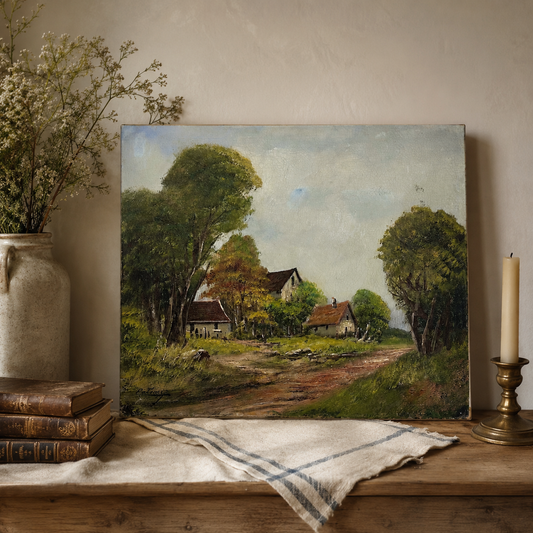 Country Lane in Early Autumn