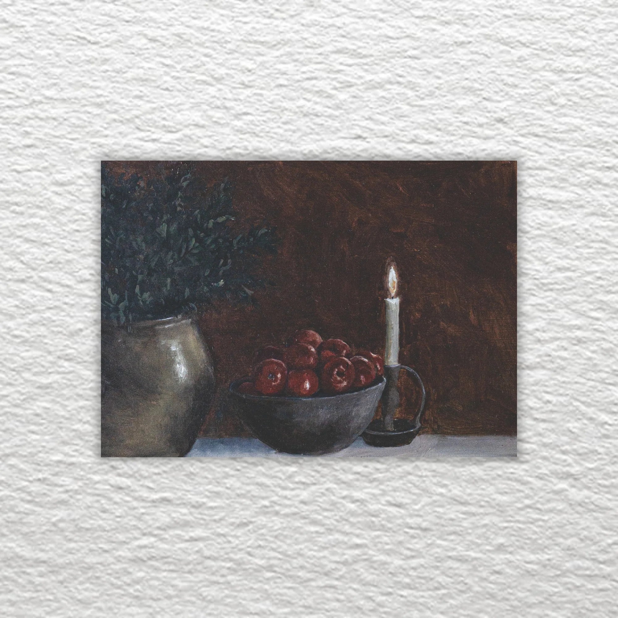 The flame of winter (framed)