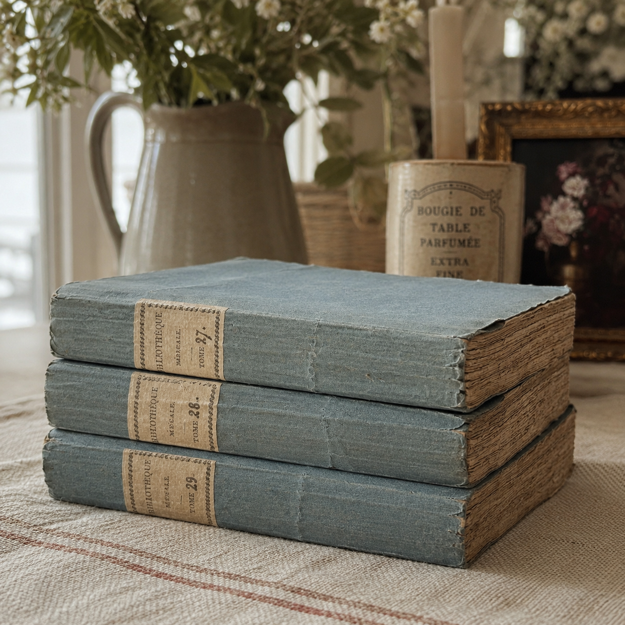 Set of Three Antique French Medical Books | Paris, 1810