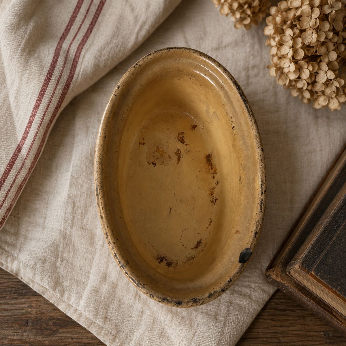Vintage French Bourguignonne Oval Baking Dish | c. 1930–1960