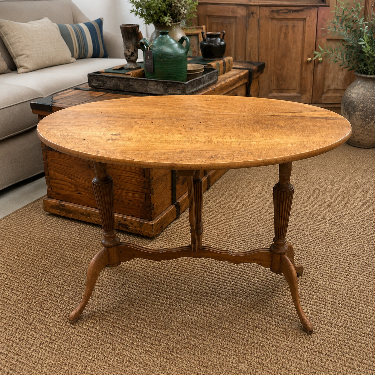 Antique English Tilt-Top Occasional Table circa 1880-1900