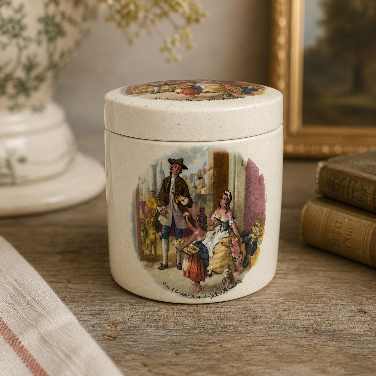 Vintage English Sandland Ware Frank Cooper Marmalade Jar