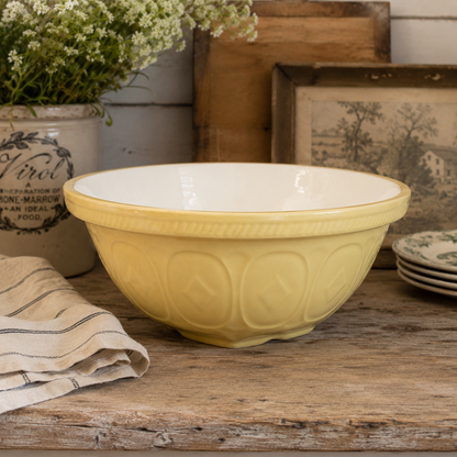 Vintage 1977 T.G. Green Gripstand Yellow Mixing Bowl – 12”
