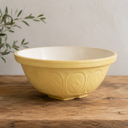 Vintage 1977 T.G. Green Gripstand Yellow Mixing Bowl – 12”