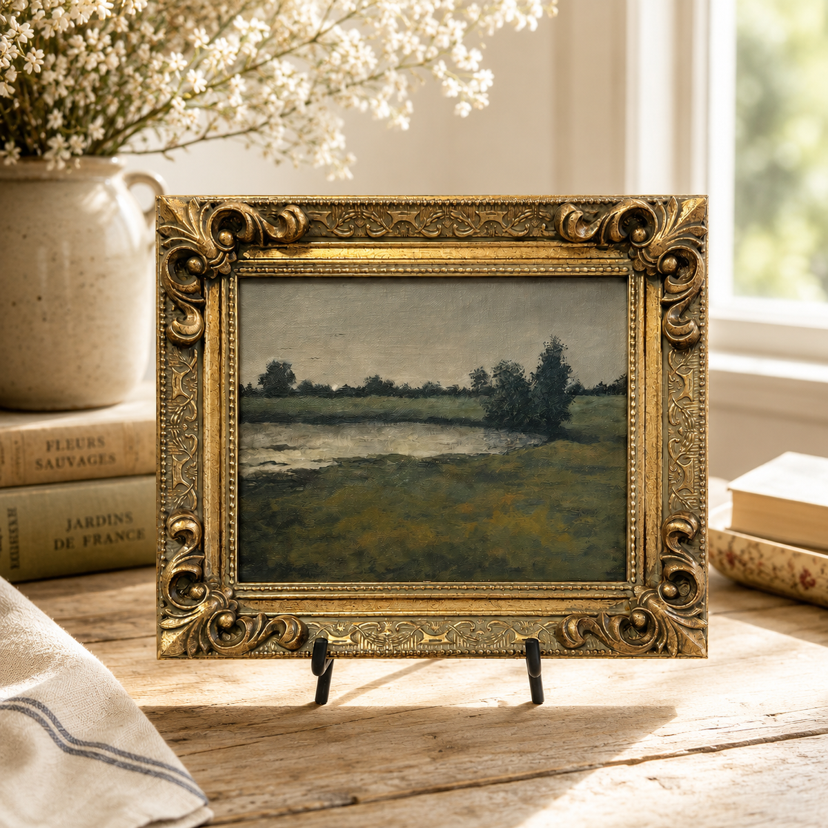 Serene Waters-Framed Original 8x10”