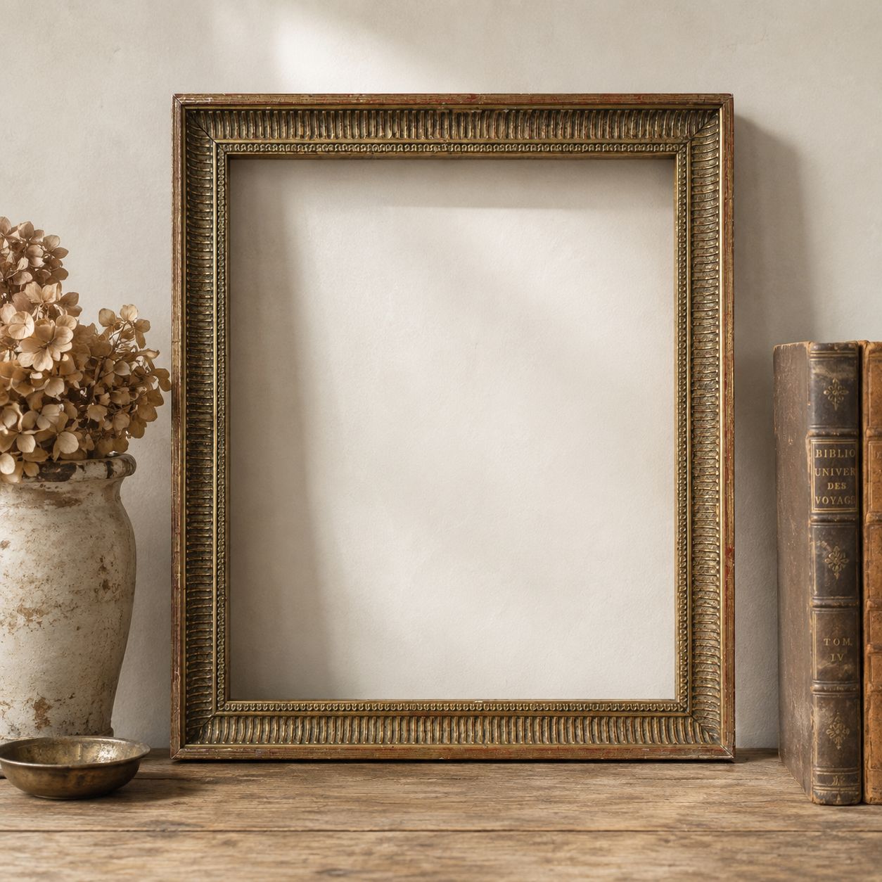 Antique French Louis XVI Style Giltwood Frame, c. 1900