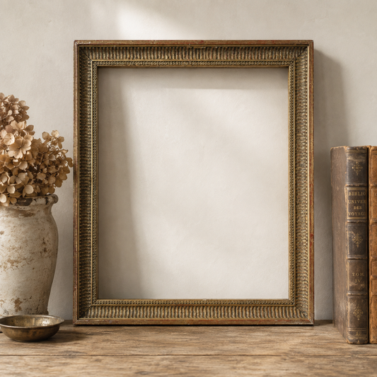 Antique French Louis XVI Style Giltwood Frame, c. 1900