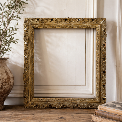 Antique Ornate Gilt Floral Frame