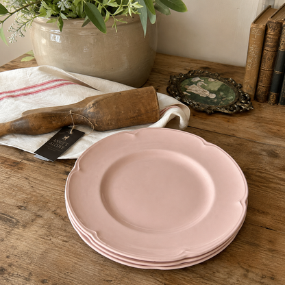 Johnson Bros. “Rosedawn” Pink Ironstone dinner plates set of 3