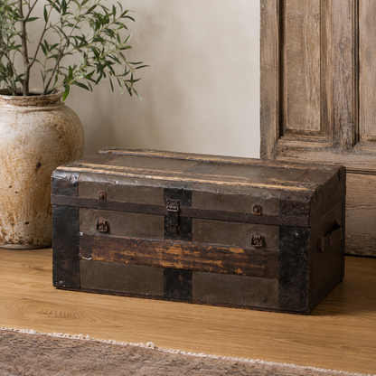 Antique Victorian Steamer Trunk
