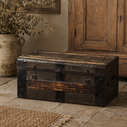Antique Victorian Steamer Trunk