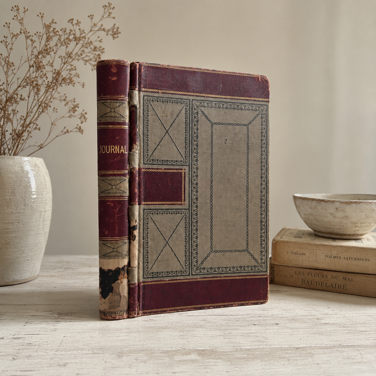 Antique Accounting Journal Ledger, c.1900