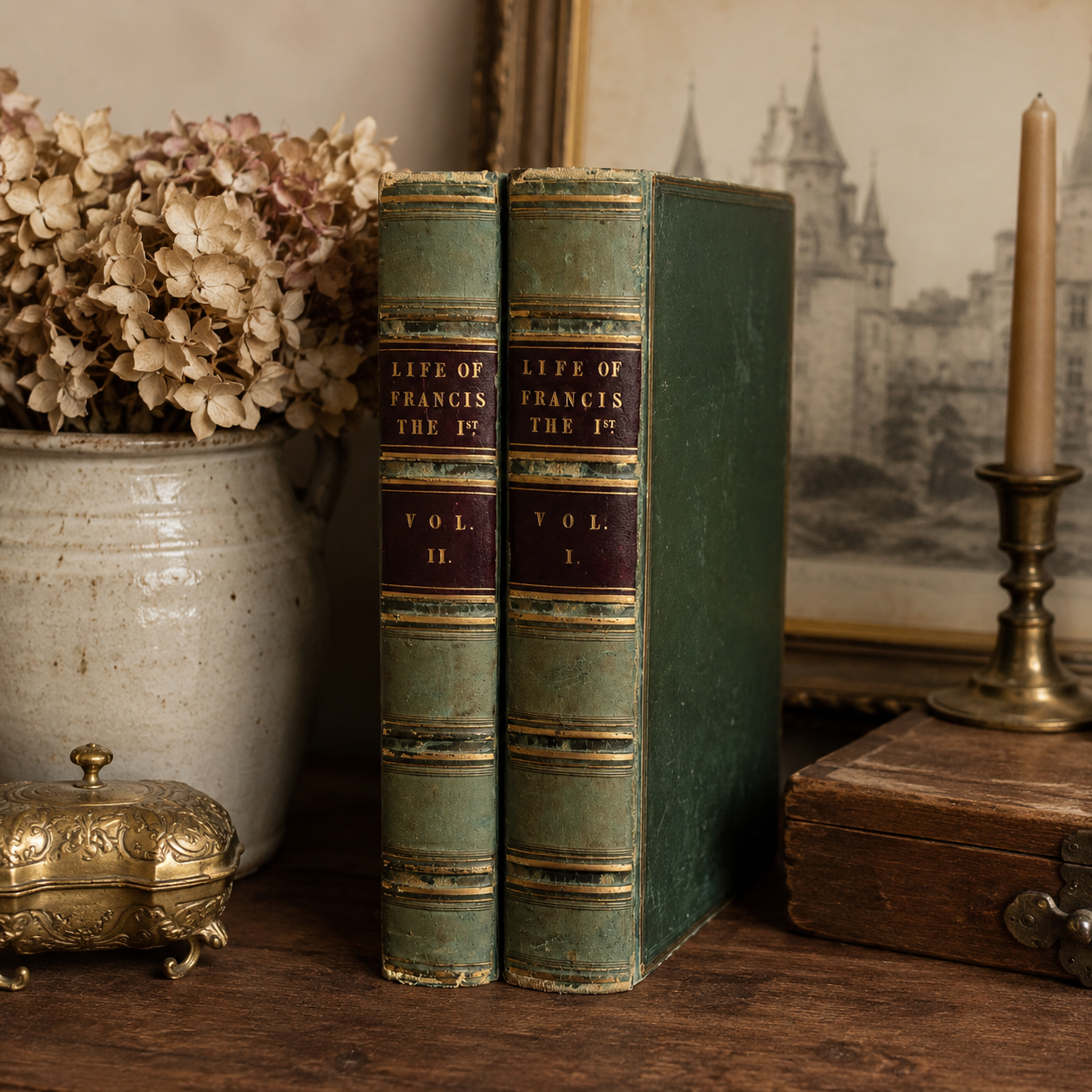 Antique Two-Volume Set — The Life and Times of Francis the First, 1829 (London)