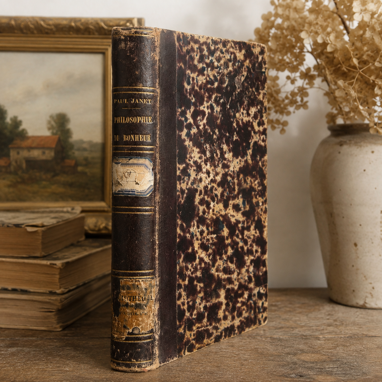 Philosophie du Bonheur (Philosophy of Happiness)
by Paul Janet, Paris, 1854