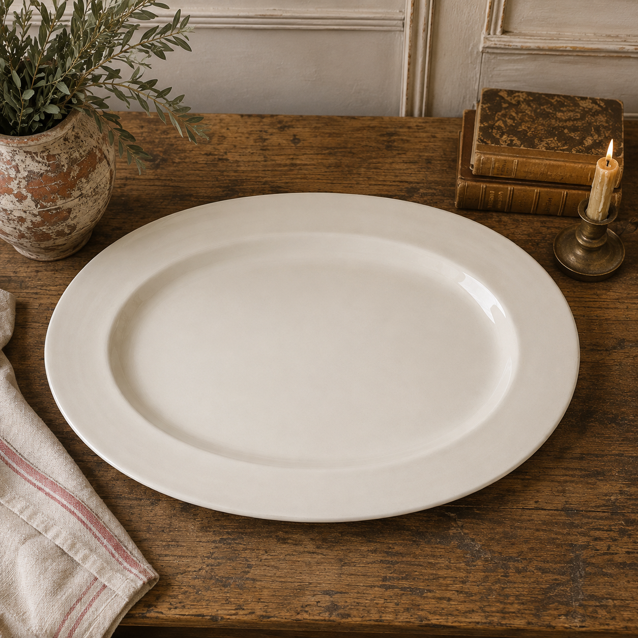 Antique J. & G. Meakin Ironstone Platter | England, c. 1900