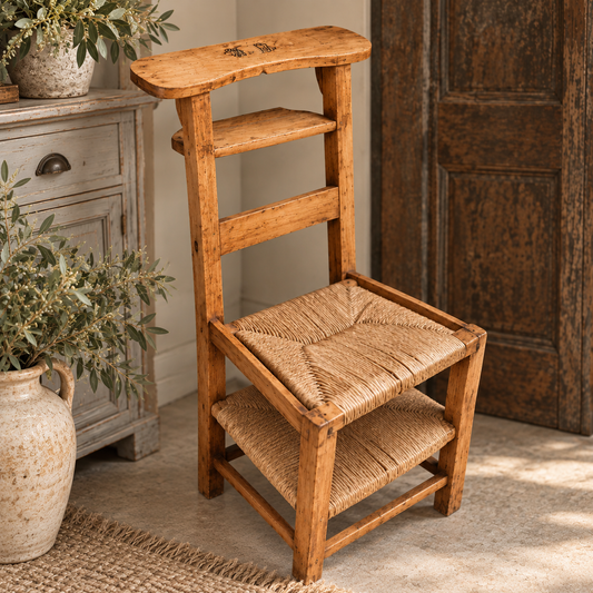Antique English Prayer Chair