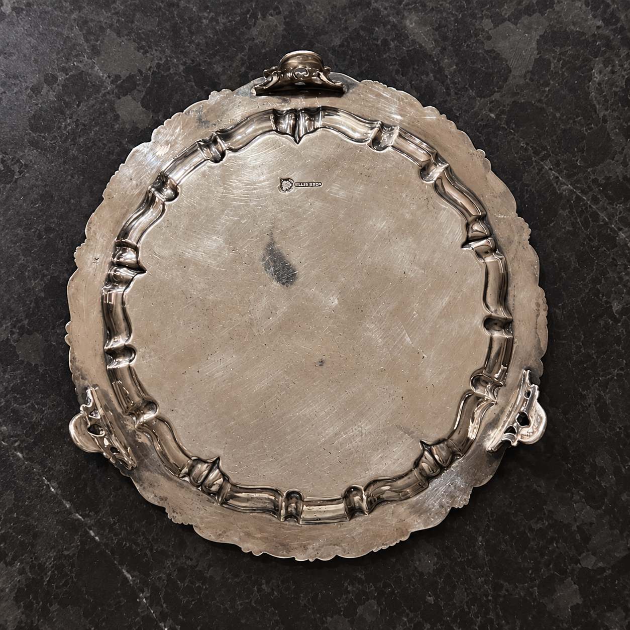 Antique Ellis Bros. Silver-Plated Salver | Toronto, Canada | c.1920s–30s