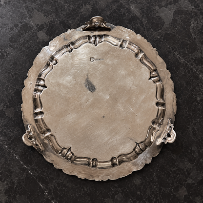 Antique Ellis Bros. Silver-Plated Salver | Toronto, Canada | c.1920s–30s