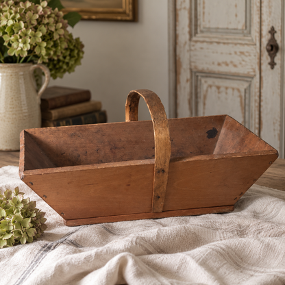 Vintage French Wooden Trugs — Sold Separately