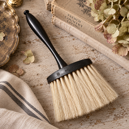 Vintage French Ebony Clothes Brush